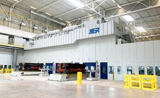 繼美國(guó)福特九條沖壓線之后,濟(jì)二再為法國(guó)提供5400噸單臂高速?zèng)_壓生產(chǎn)線